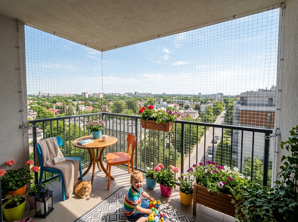 Balcony Child Safety Netting